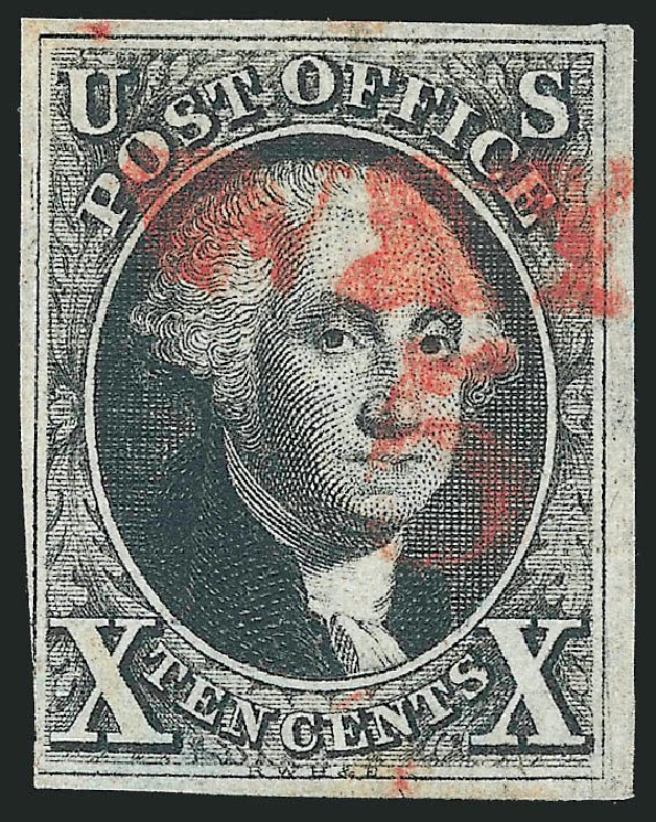 Price of US Stamps Scott Catalog #2: 10c 1847 Franklin. Robert Siegel Auction Galleries, Apr 2012, Sale 1023, Lot 2176
