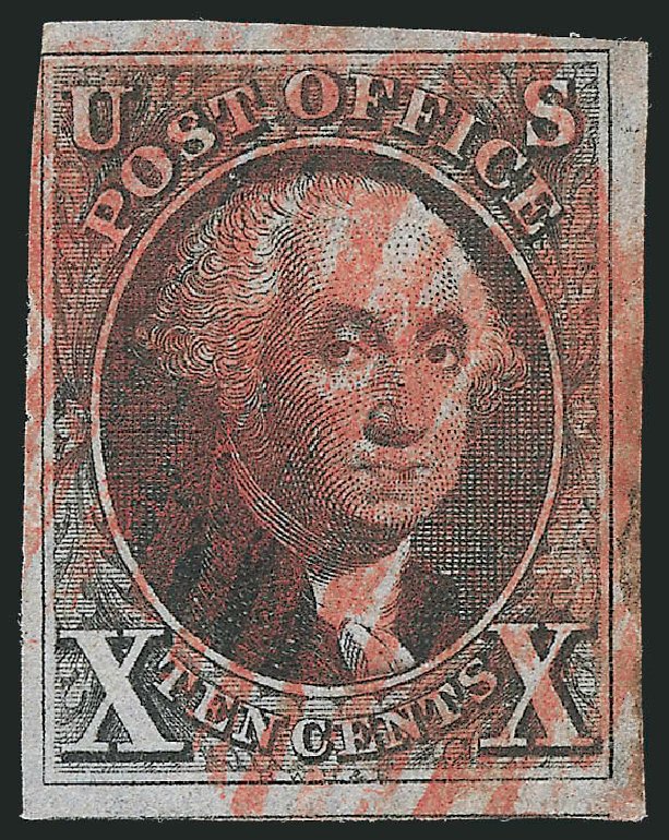 Prices of US Stamp Scott Cat. # 2 - 10c 1847 Franklin. Robert Siegel Auction Galleries, Jun 2012, Sale 1026, Lot 1126