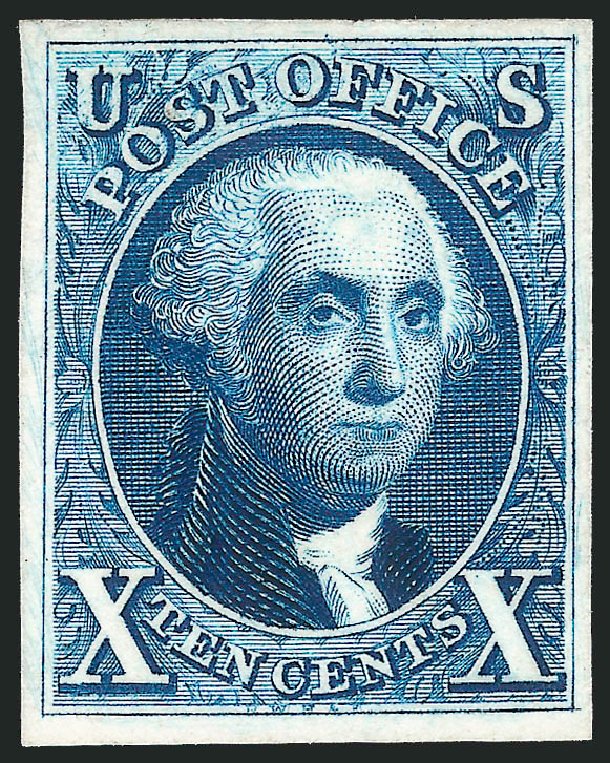 US Stamp Value Scott Catalogue # 2: 1847 10c Franklin. Robert Siegel Auction Galleries, Mar 2013, Sale 1040, Lot 1006