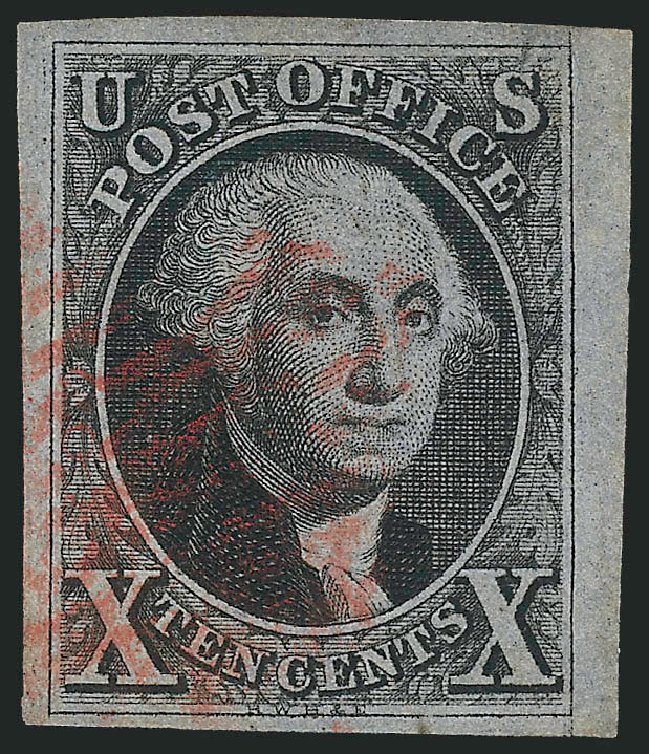 Cost of US Stamps Scott Cat. 2: 10c 1847 Franklin. Robert Siegel Auction Galleries, Apr 2014, Sale 1068, Lot 16