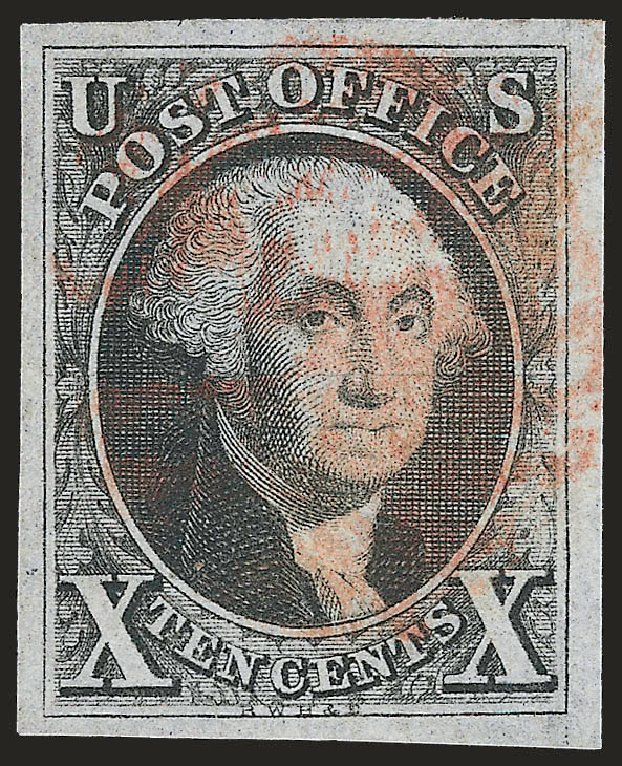 US Stamp Price Scott Cat. # 2 - 10c 1847 Franklin. Robert Siegel Auction Galleries, Jun 2009, Sale 975, Lot 1086