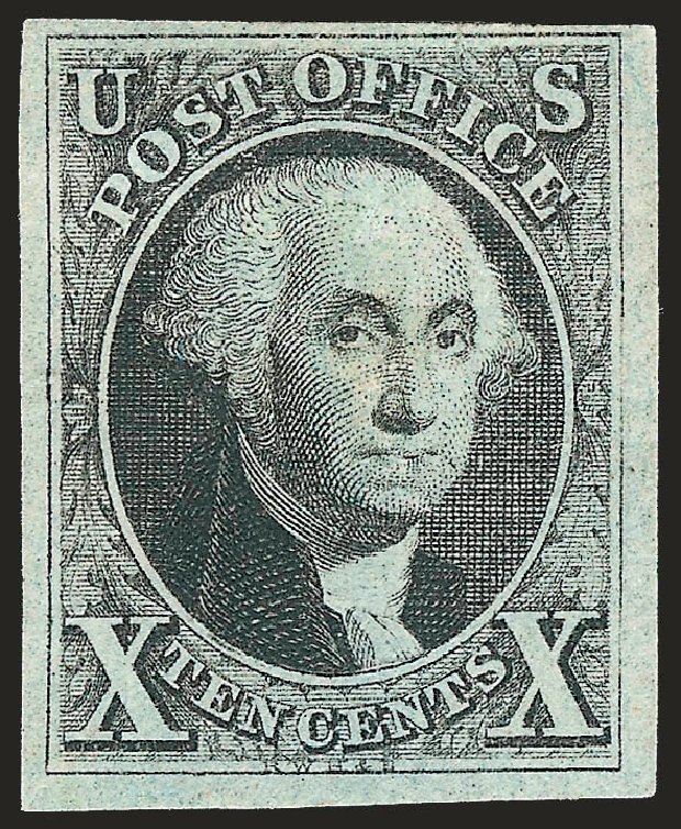 Costs of US Stamps Scott Cat. #2 - 1847 10c Franklin. Robert Siegel Auction Galleries, Dec 2009, Sale 982, Lot 5026