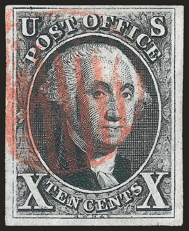 Price of US Stamp Scott Cat. 2 - 10c 1847 Franklin. Robert Siegel Auction Galleries, Apr 2010, Sale 984, Lot 36