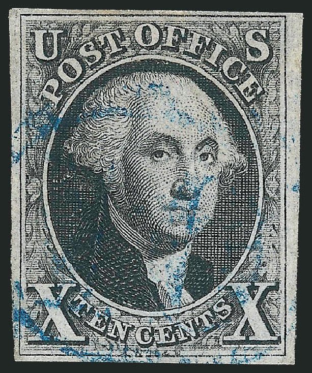 Cost of US Stamp Scott Catalogue #2: 1847 10c Franklin. Robert Siegel Auction Galleries, Sep 2010, Sale 993, Lot 166