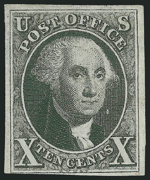 Values of US Stamps Scott Catalog #2: 1847 10c Franklin. Robert Siegel Auction Galleries, Oct 2010, Sale 997, Lot 5086