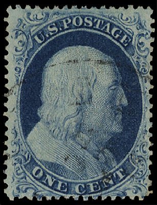 Prices of US Stamps Scott Cat. 20: 1c 1857 Franklin. Cherrystone Auctions, Apr 2010, Sale 201004, Lot 57