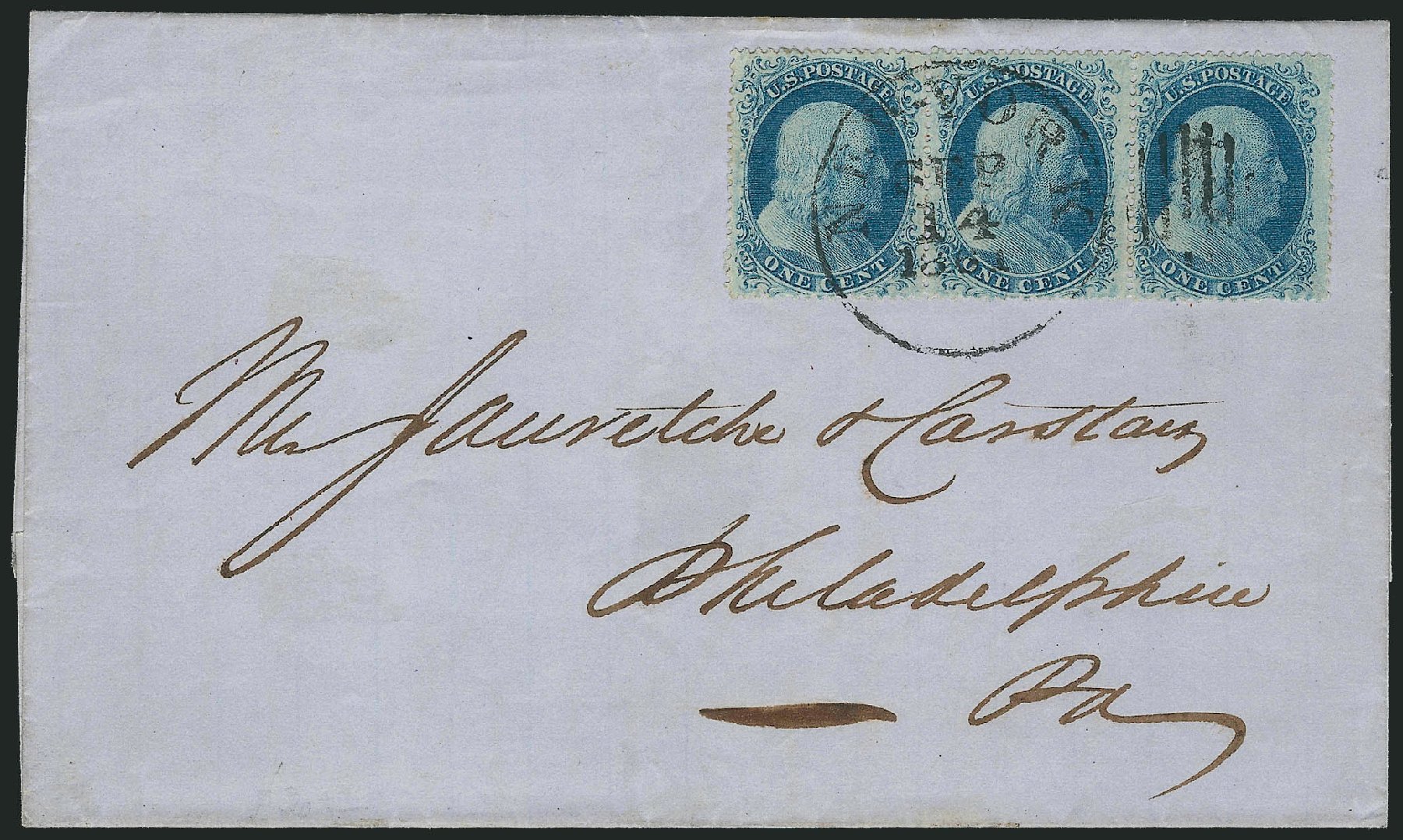 Price of US Stamp Scott Cat. #20: 1c 1857 Franklin. Robert Siegel Auction Galleries, Mar 2011, Sale 1006, Lot 1587