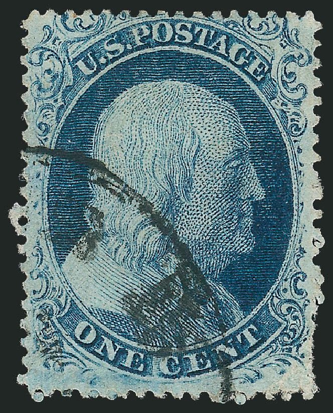 Price of US Stamp Scott Catalog # 20: 1857 1c Franklin. Robert Siegel Auction Galleries, Mar 2011, Sale 1006, Lot 1140