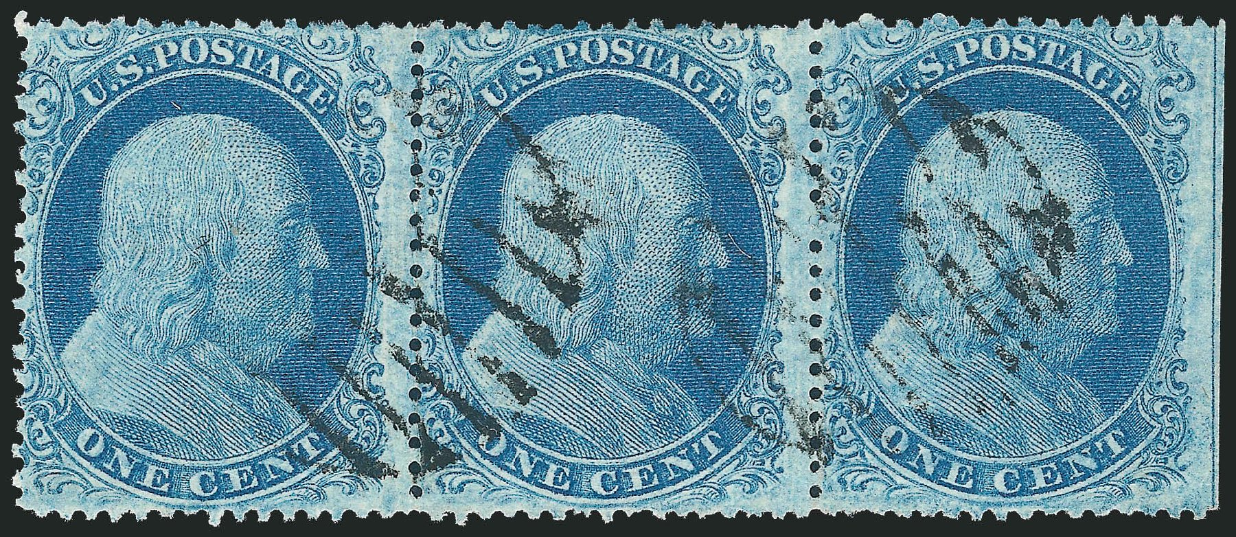 Price of US Stamp Scott 20 - 1857 1c Franklin. Robert Siegel Auction Galleries, Mar 2011, Sale 1006, Lot 1500