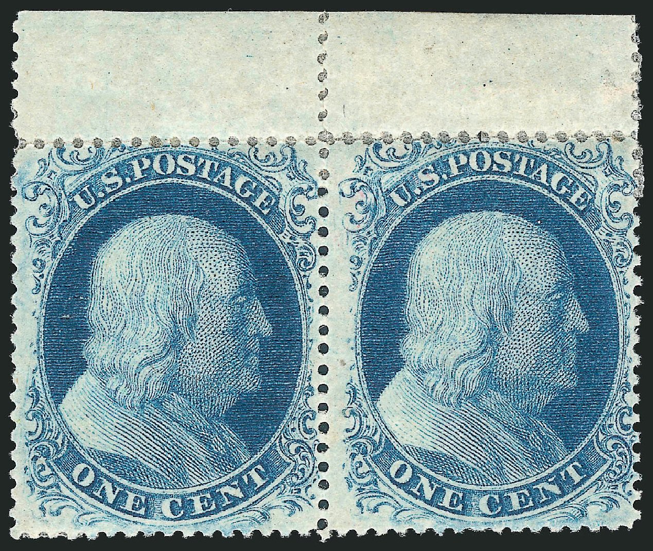 Costs of US Stamps Scott 20: 1c 1857 Franklin. Robert Siegel Auction Galleries, Mar 2011, Sale 1006, Lot 1570