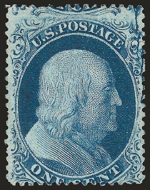 Cost of US Stamps Scott Catalog 20: 1c 1857 Franklin. Robert Siegel Auction Galleries, Jun 2010, Sale 992, Lot 2071