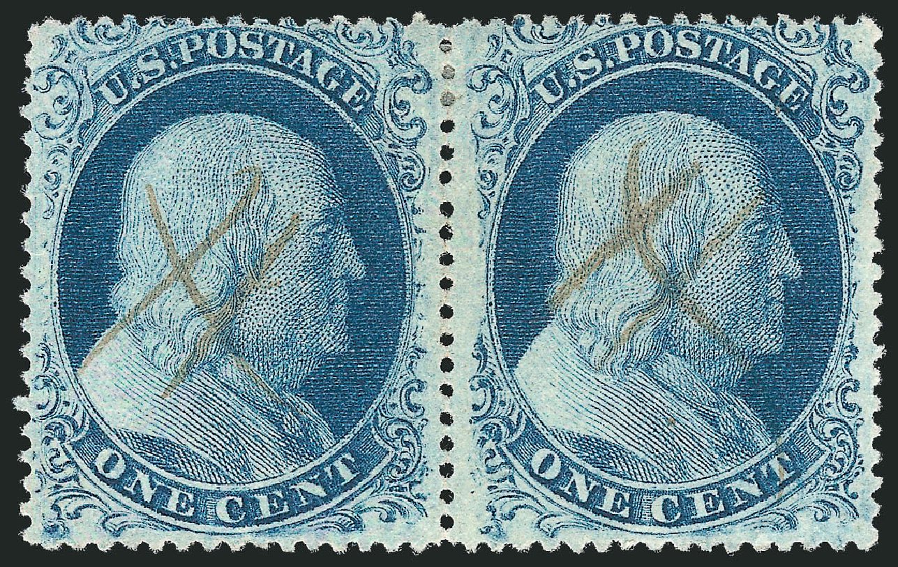 Cost of US Stamp Scott Catalog # 20: 1857 1c Franklin. Robert Siegel Auction Galleries, Mar 2011, Sale 1006, Lot 1424