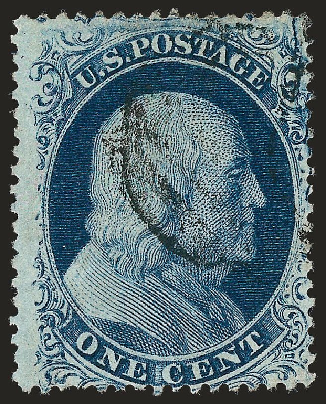 Cost of US Stamps Scott Cat. 20 - 1857 1c Franklin. Robert Siegel Auction Galleries, Oct 2008, Sale 963, Lot 295