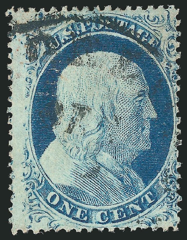 Costs of US Stamp Scott #20: 1857 1c Franklin. Robert Siegel Auction Galleries, Mar 2011, Sale 1006, Lot 1003