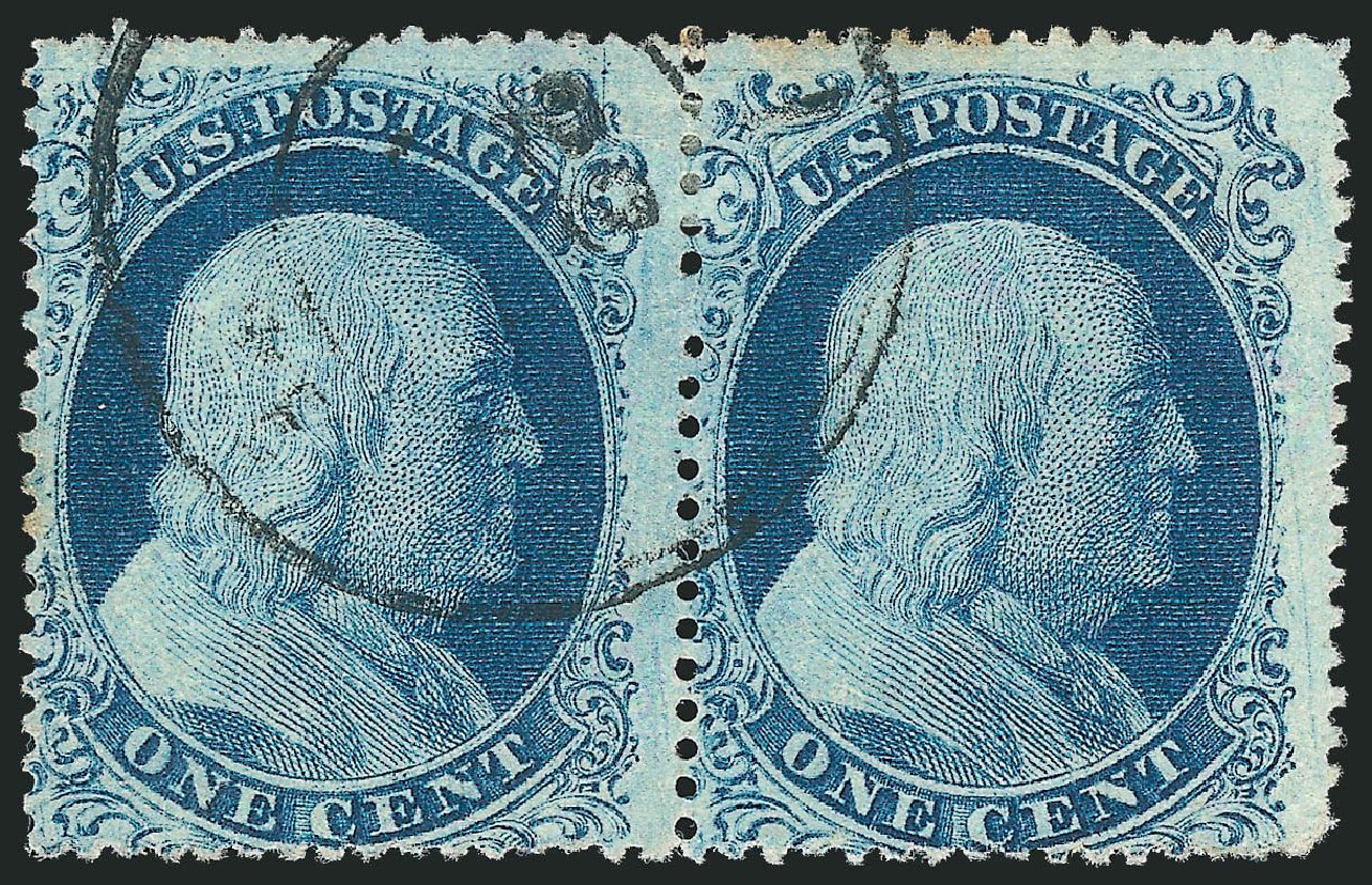 US Stamps Price Scott Cat. #20: 1c 1857 Franklin. Robert Siegel Auction Galleries, Mar 2011, Sale 1006, Lot 1423