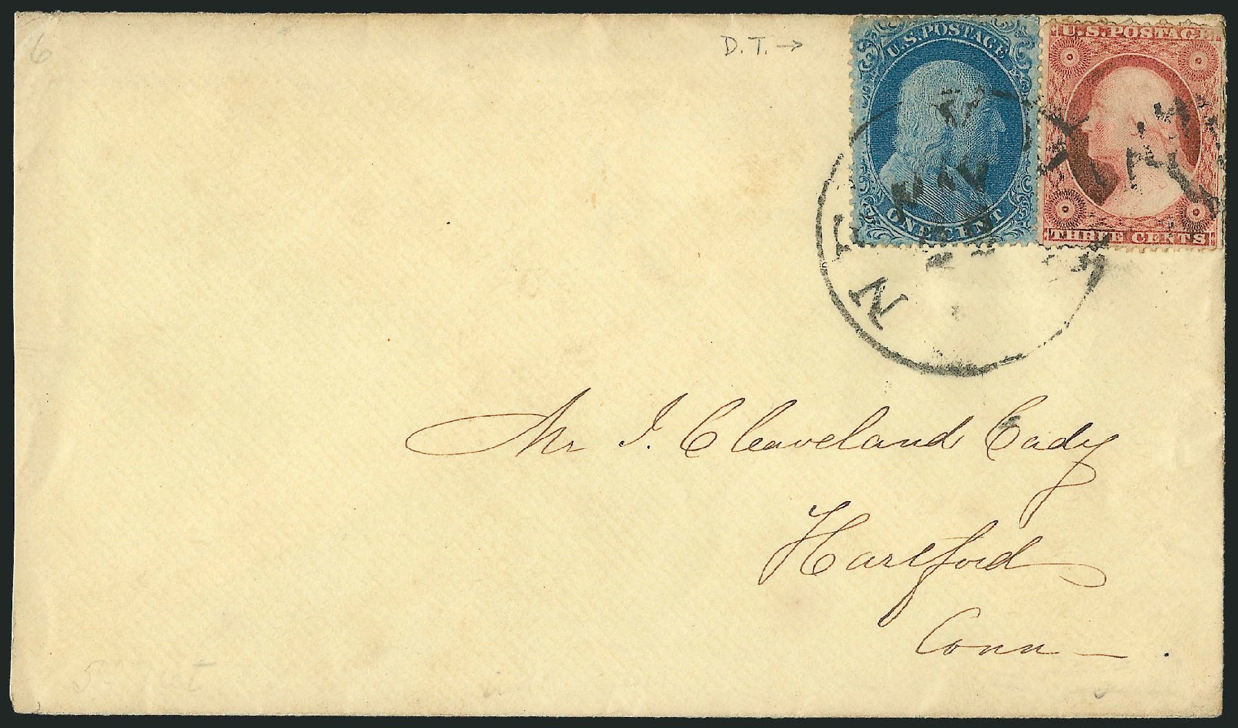Values of US Stamps Scott Catalogue #20 - 1c 1857 Franklin. Robert Siegel Auction Galleries, Mar 2011, Sale 1006, Lot 1533