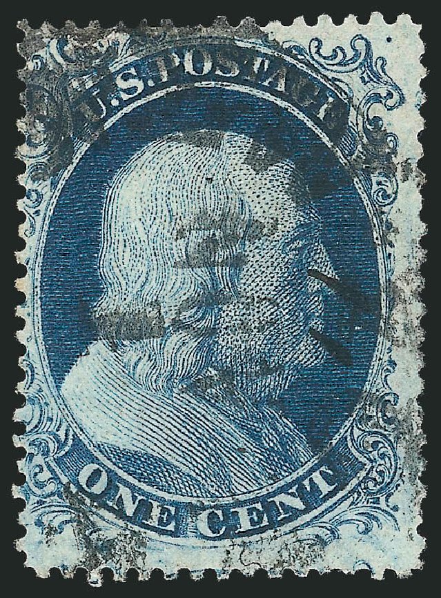 Prices of US Stamp Scott Catalog 20 - 1857 1c Franklin. Robert Siegel Auction Galleries, Mar 2011, Sale 1006, Lot 1136