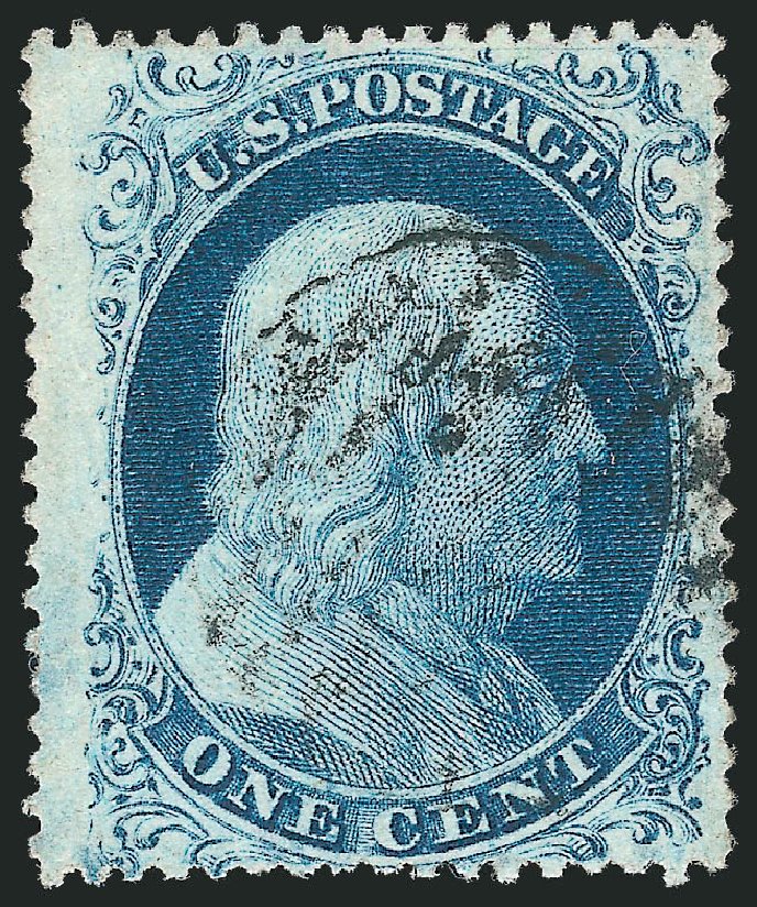 Value of US Stamps Scott Catalog # 20 - 1857 1c Franklin. Robert Siegel Auction Galleries, Mar 2011, Sale 1006, Lot 1426