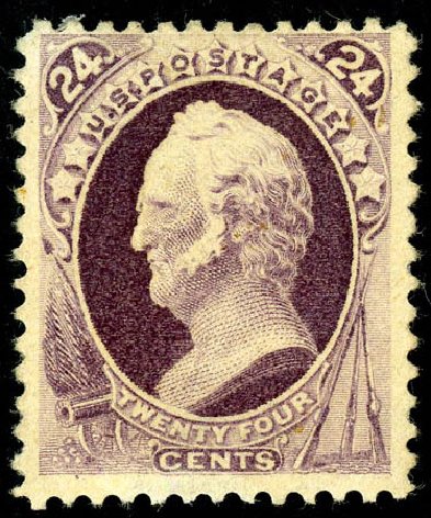 Value of US Stamps Scott Catalogue #200 - 24c 1880 Winfield Scott Special Printing. Matthew Bennett International, May 2008, Sale 327, Lot 201