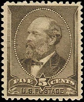Prices of US Stamps Scott # 205: 1882 5c Garfield. Regency-Superior, Nov 2014, Sale 108, Lot 379