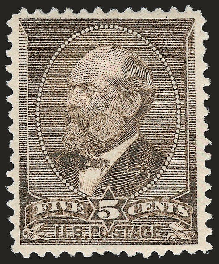 Prices of US Stamp Scott Catalog #205 - 5c 1882 Garfield. Robert Siegel Auction Galleries, Apr 2009, Sale 972, Lot 3205