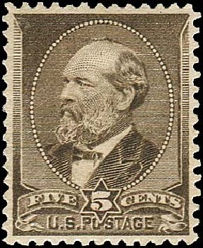 Costs of US Stamps Scott Catalogue #205: 5c 1882 Garfield. Regency-Superior, Jan 2015, Sale 109, Lot 846