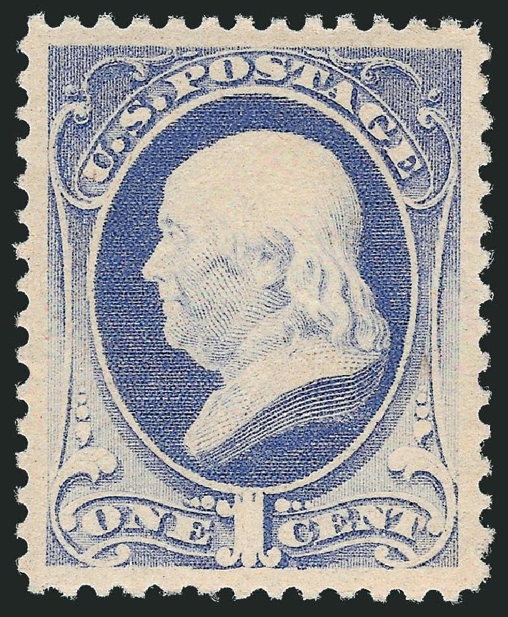 Costs of US Stamps Scott Catalogue # 206: 1882 1c Franklin. Robert Siegel Auction Galleries, Mar 2013, Sale 1040, Lot 1448