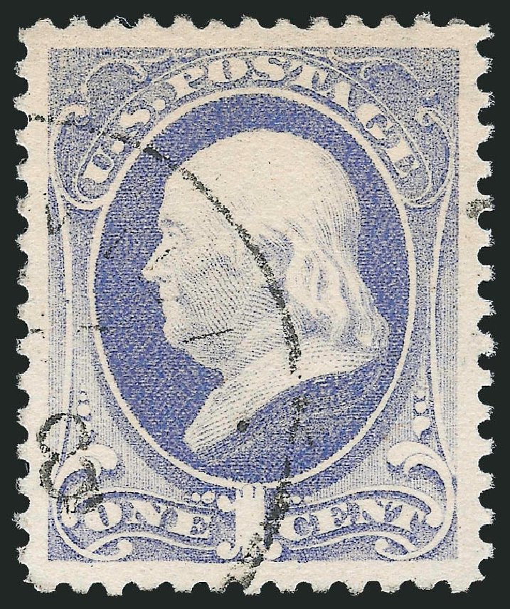 Costs of US Stamps Scott Catalogue # 206 - 1c 1882 Franklin. Robert Siegel Auction Galleries, Oct 2012, Sale 1032, Lot 3301