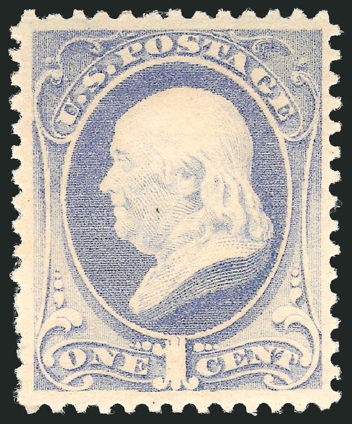 Prices of US Stamp Scott 206 - 1c 1882 Franklin. Robert Siegel Auction Galleries, Apr 2014, Sale 1068, Lot 161