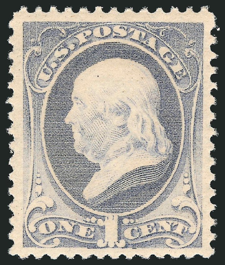 Value of US Stamps Scott Cat. #206: 1882 1c Franklin. Robert Siegel Auction Galleries, Oct 2011, Sale 1013, Lot 294