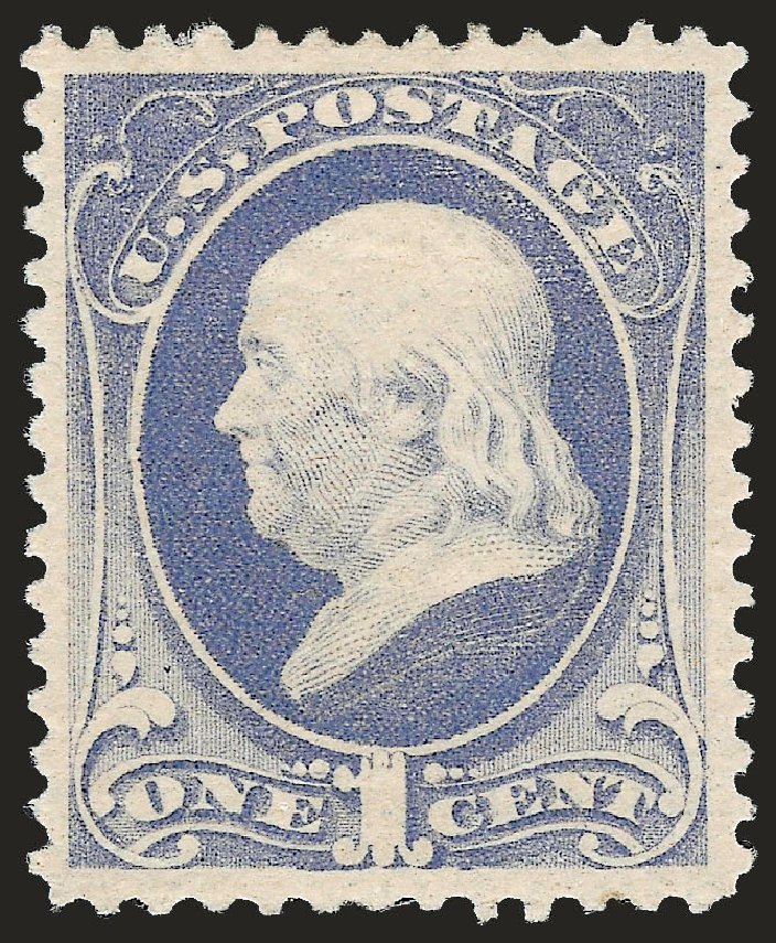 Cost of US Stamp Scott 206 - 1882 1c Franklin. Robert Siegel Auction Galleries, Jun 2010, Sale 992, Lot 2254