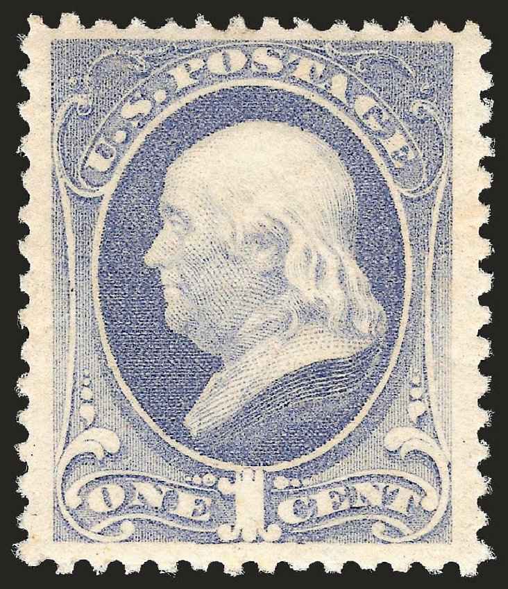 Cost of US Stamp Scott Catalogue 206 - 1882 1c Franklin. Robert Siegel Auction Galleries, Jun 2010, Sale 992, Lot 2253