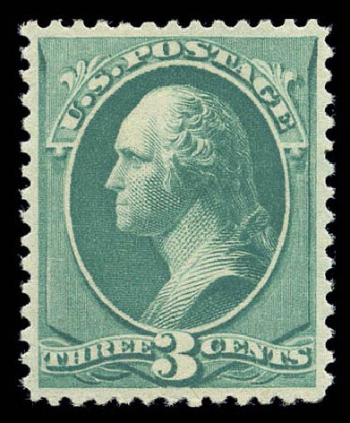 Price of US Stamps Scott Catalog # 207 - 1882 3c Washington. Matthew Bennett International, Sep 2010, Sale 333, Lot 3597