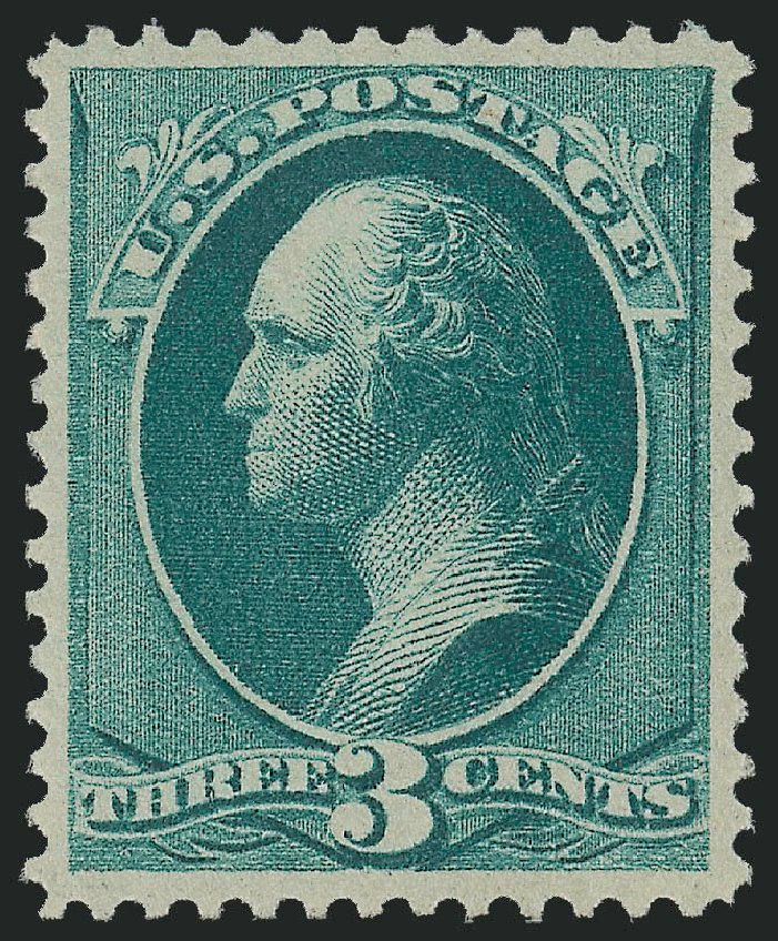 Values of US Stamps Scott #207 - 3c 1882 Washington. Robert Siegel Auction Galleries, Dec 2009, Sale 978, Lot 1047
