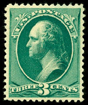 US Stamps Value Scott Catalogue # 207 - 1882 3c Washington. Matthew Bennett International, Jun 2008, Sale 328, Lot 698