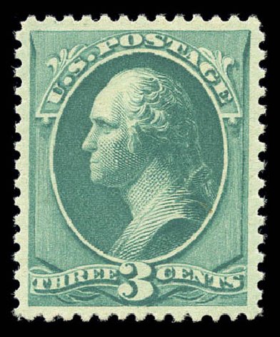 Price of US Stamps Scott #207 - 1882 3c Washington. Matthew Bennett International, Sep 2010, Sale 331, Lot 550