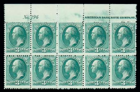 Value of US Stamps Scott Cat. #207 - 3c 1882 Washington. Matthew Bennett International, Jun 2007, Sale 319, Lot 1212