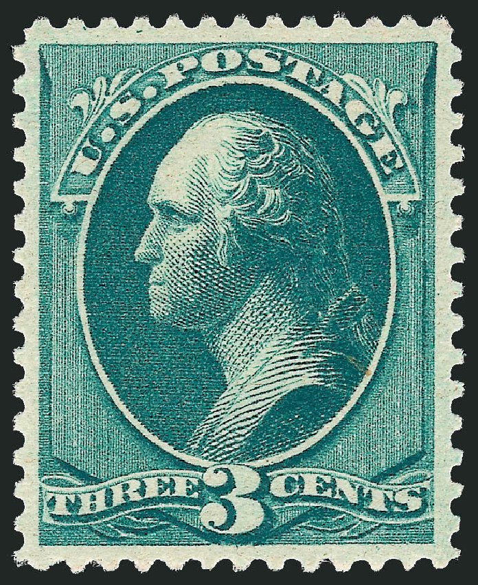 Costs of US Stamps Scott Catalogue 207: 3c 1882 Washington. Robert Siegel Auction Galleries, Dec 2008, Sale 967, Lot 4312