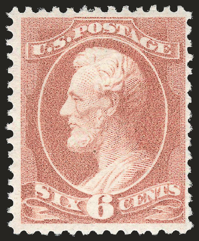 Costs of US Stamps Scott Cat. 208 - 6c 1882 Lincoln. Robert Siegel Auction Galleries, Apr 2009, Sale 972, Lot 3208