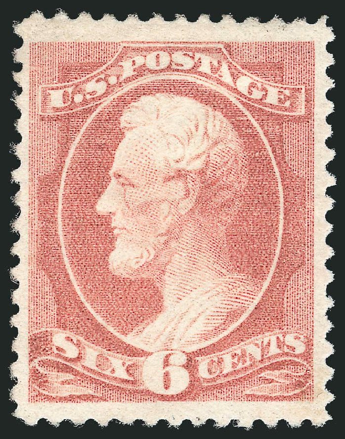 Value of US Stamps Scott Catalog #208: 1882 6c Lincoln. Robert Siegel Auction Galleries, Mar 2013, Sale 1040, Lot 1449