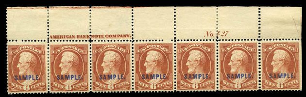 Price of US Stamp Scott Catalog #208 - 1882 6c Lincoln. Matthew Bennett International, Mar 2011, Sale 335, Lot 60