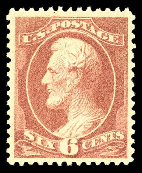 US Stamps Prices Scott Catalog #208: 6c 1882 Lincoln. Matthew Bennett International, Sep 2012, Sale 345, Lot 240