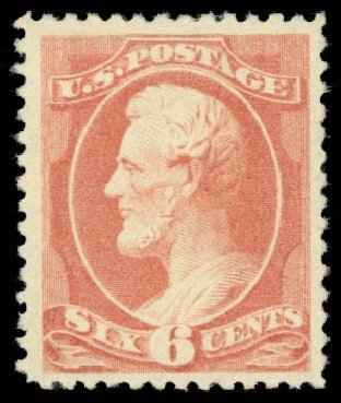 US Stamp Price Scott Catalogue #208: 6c 1882 Lincoln. Daniel Kelleher Auctions, Sep 2013, Sale 639, Lot 1061