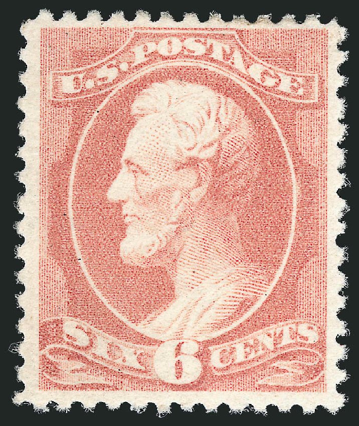 US Stamp Prices Scott Catalog # 208 - 1882 6c Lincoln. Robert Siegel Auction Galleries, Sep 2009, Sale 976, Lot 1624