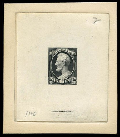 Costs of US Stamp Scott # 208 - 6c 1882 Lincoln. Matthew Bennett International, Mar 2011, Sale 335, Lot 55