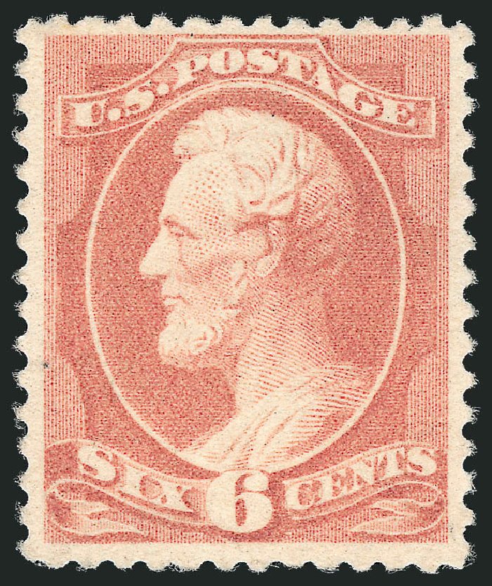 US Stamp Price Scott Catalogue #208: 1882 6c Lincoln. Robert Siegel Auction Galleries, Oct 2011, Sale 1013, Lot 295