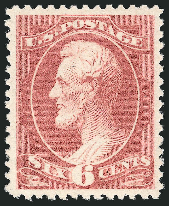 Costs of US Stamps Scott Catalog # 208 - 6c 1882 Lincoln. Robert Siegel Auction Galleries, Nov 2013, Sale 1057, Lot 795