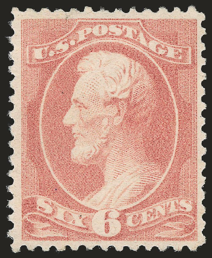 US Stamp Prices Scott Cat. 208 - 1882 6c Lincoln. Robert Siegel Auction Galleries, Jun 2010, Sale 992, Lot 2255