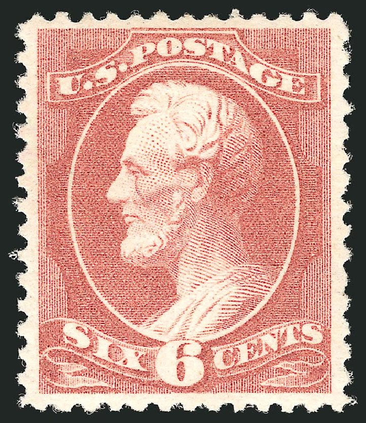 Prices of US Stamps Scott Cat. # 208: 6c 1882 Lincoln. Robert Siegel Auction Galleries, Apr 2014, Sale 1068, Lot 163