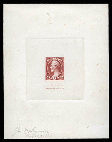 Value of US Stamp Scott Catalogue 208 - 6c 1882 Lincoln. Matthew Bennett International, Mar 2011, Sale 335, Lot 46